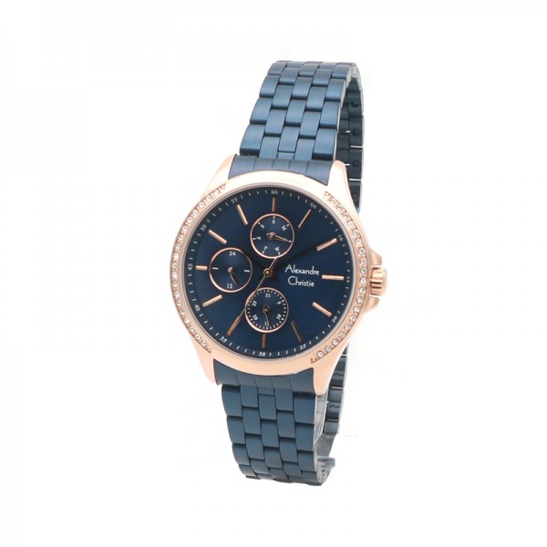 Alexandre Christie AC 2598 Rosegold Blue BFBURMU